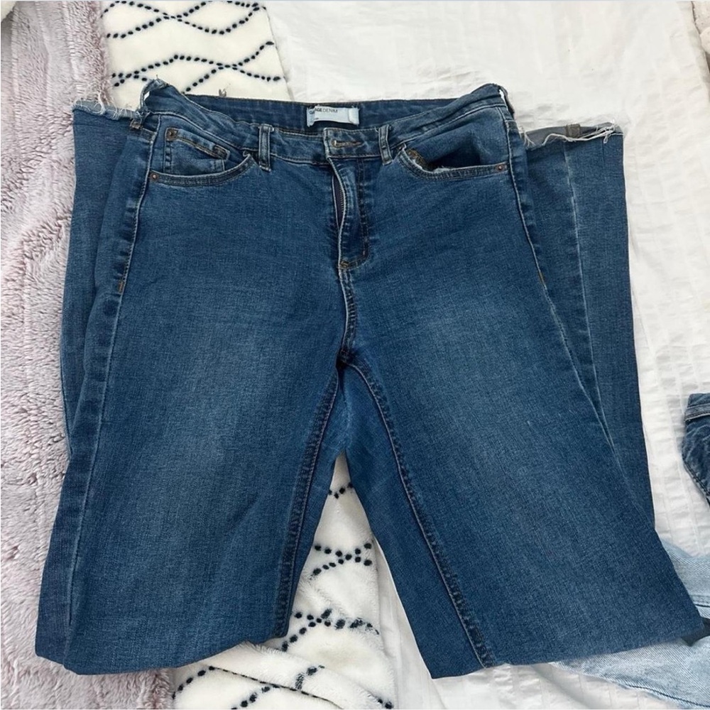Garage Blue Flare Leg Jeans (stretch)